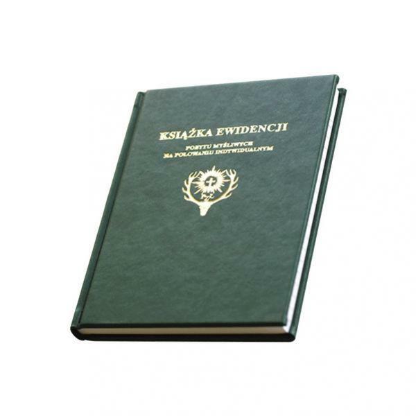 Książka ewidencji polowań w twardej oprawie
