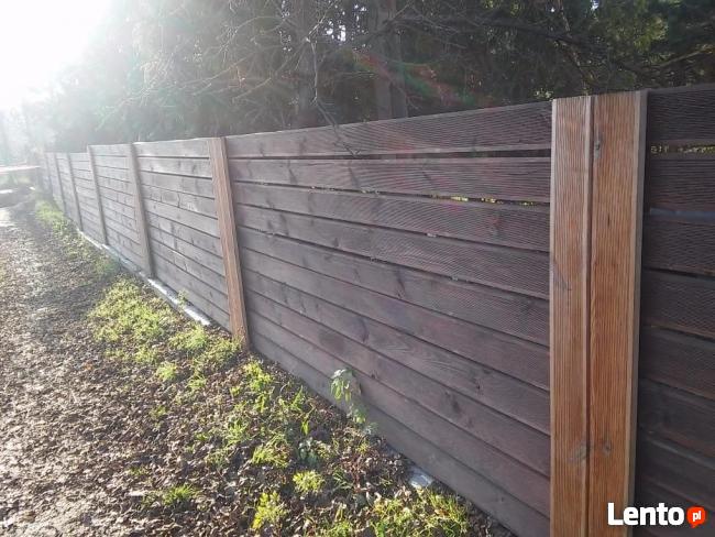 Ogrodzenie drewniane farmerskie ranczerskie panelowe płot