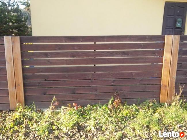 Ogrodzenie drewniane farmerskie ranczerskie panelowe płot