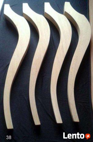 Noga drewniana nogi toczone do mebli nóżki wiele wzorów