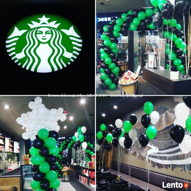 Brama z Balonów Gdynia Dekoracje Słupy z Balonów Trójmiasto