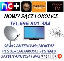 ANTENY;Montaż TV Satelitarnej & DVB-T Nowy Sącz i okolice