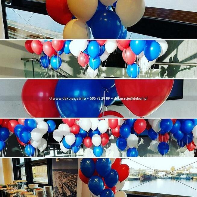 Brama z Balonów Gdynia Dekoracje Słupy z Balonów Trójmiasto
