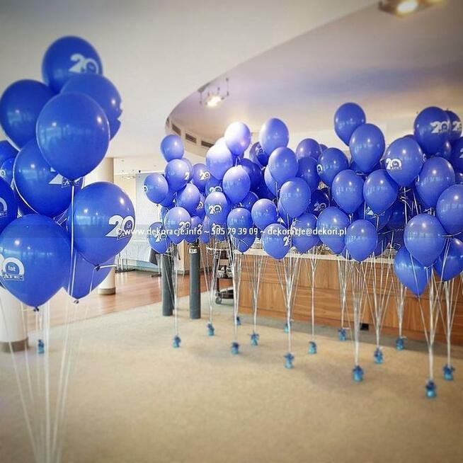 Brama z Balonów Gdynia Dekoracje Słupy z Balonów Trójmiasto