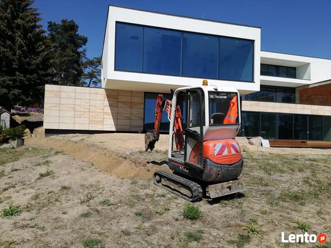 Usługi Minikoparką ,Wiercenie, Prace ziemne, Wykopy Wielkopl