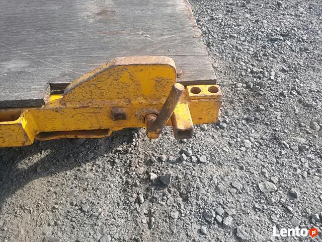 Platforma kolejowa składana.