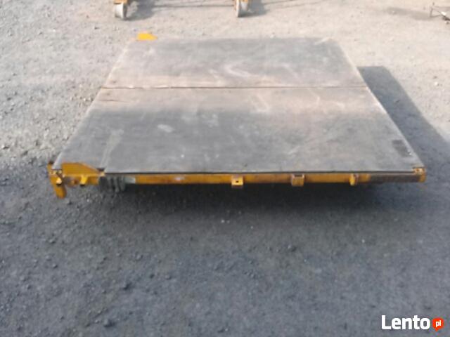 Platforma kolejowa składana.