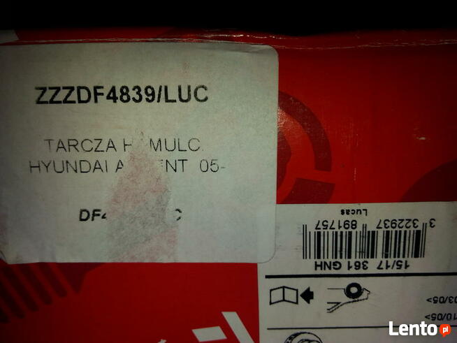 Tarcze Hamulcowe Firmy TRW DF 4939 Hyundai i 20 Kia