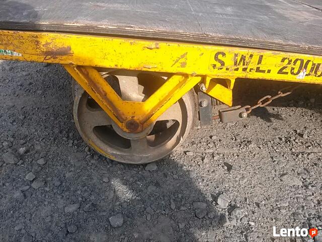 Platforma kolejowa składana.