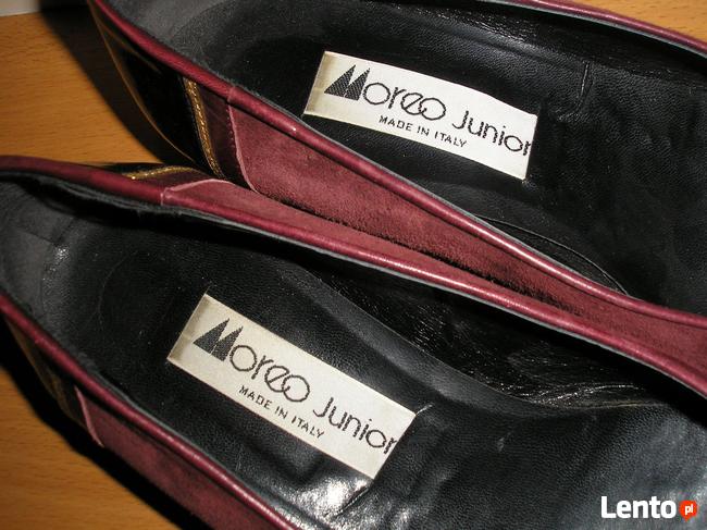 Czółenka skóra naturalna 39 25cm. Mareo junior