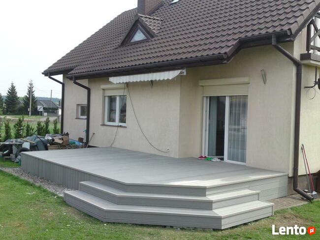 deski tarasowe kompozytowe wpc tarasy balkony schody montaz