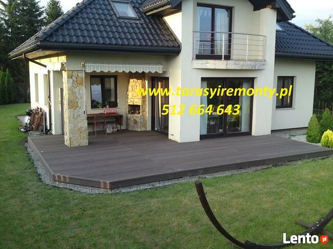 deski tarasowe kompozytowe wpc tarasy balkony schody montaz