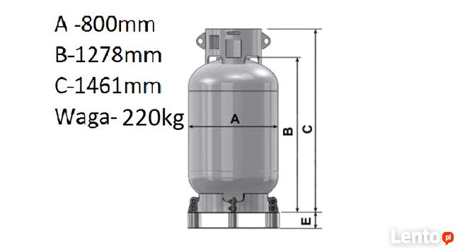 Zbiorniki gazowe(propan- butan) na własność 2700l i 1000l