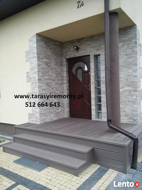 deski tarasowe kompozytowe wpc tarasy balkony schody montaz