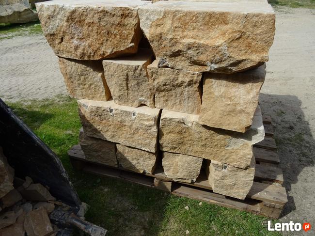 Murak kamień murowy cięty łupany 20x20x40 cm piaskowiec