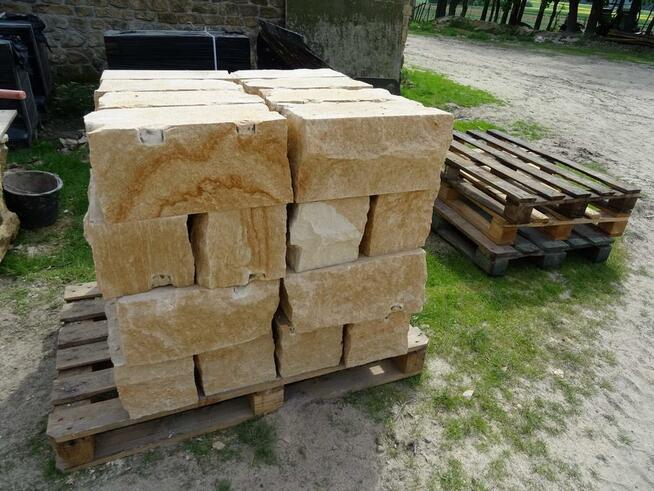 Murak kamień murowy cięty łupany 20x20x40 cm piaskowiec
