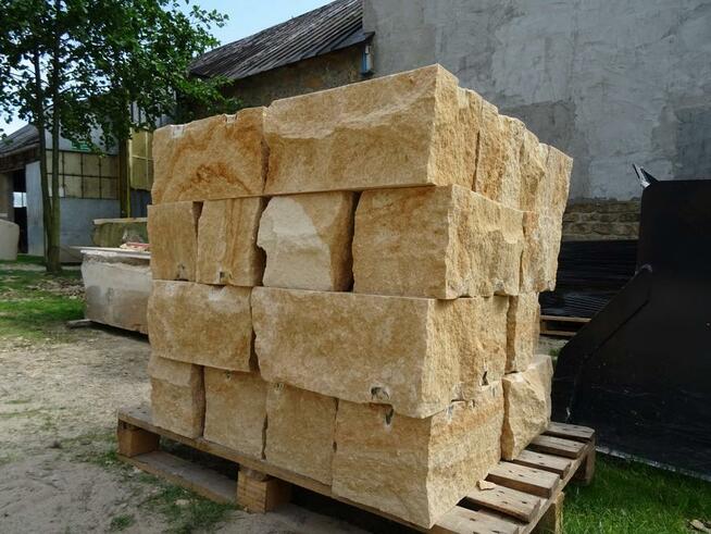 Murak kamień murowy cięty łupany 20x20x40 cm piaskowiec