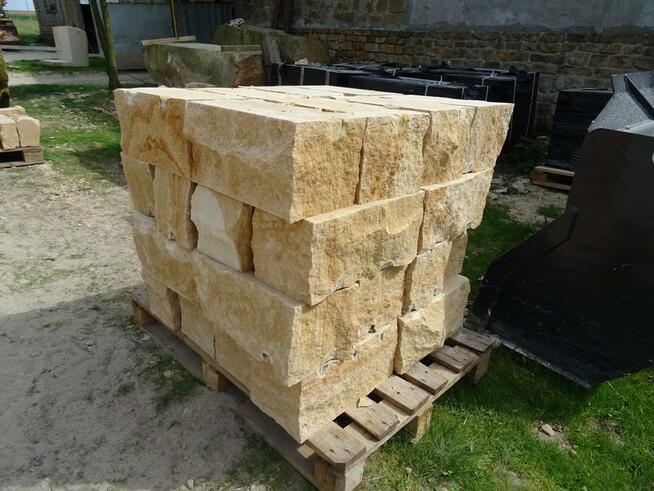 Murak kamień murowy cięty łupany 20x20x40 cm piaskowiec