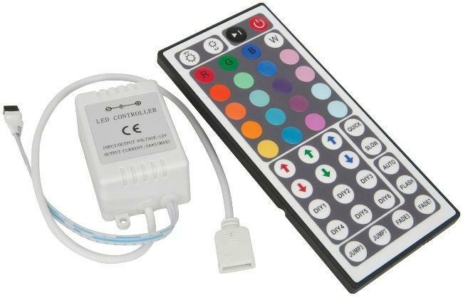 Sterownik RGB IR 44 przyciski 72W do taśm LED