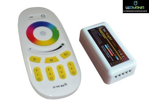 MILIGHT sterownik+pilot RGB/RGBW RF 4 strefy