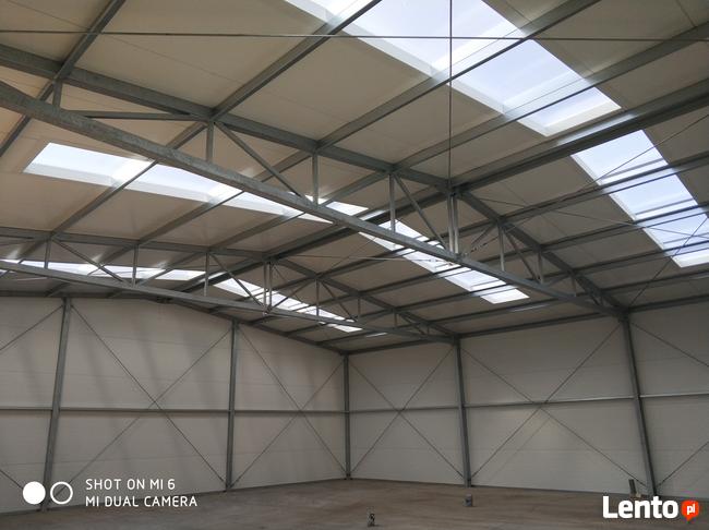 GARAŻ OCIEPLANY HALA MAGAZYNOWA 15 X 15 M. PŁYTA WARSTWOWA