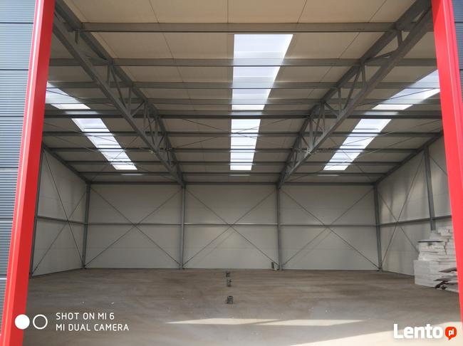GARAŻ OCIEPLANY HALA MAGAZYNOWA 15 X 15 M. PŁYTA WARSTWOWA