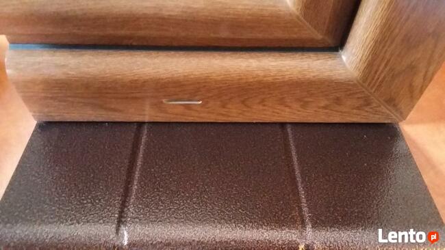 Parapety Aluminiowe Soft Line Płytka Antracyt i Miedź Antycz