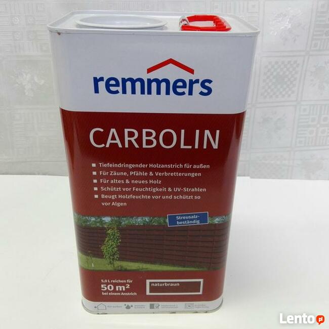 Carbolin do drewna na zewnątrz Remmers 5 i 10 ltr