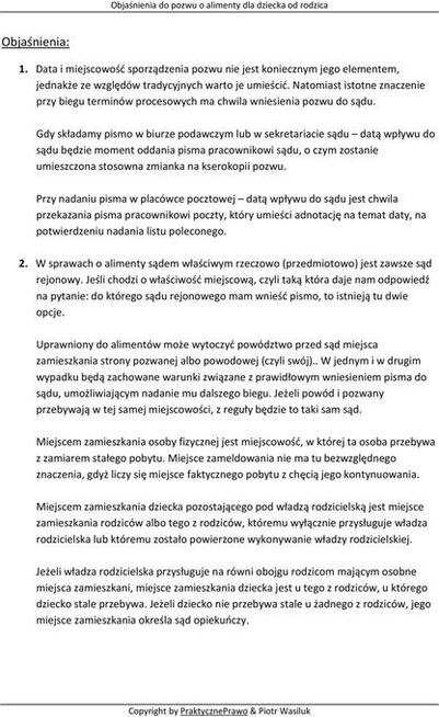 pisma procesowe tanio