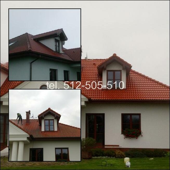 Mycie dachów, mycie kostki brukowej, mycie elewacji