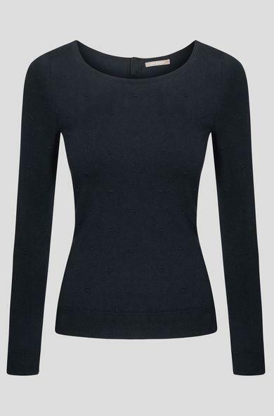 granatowy sweter Orsay