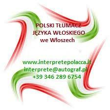 Tłumaczenia przysięgłe WŁOCHY - załatwianie spraw urzędowych