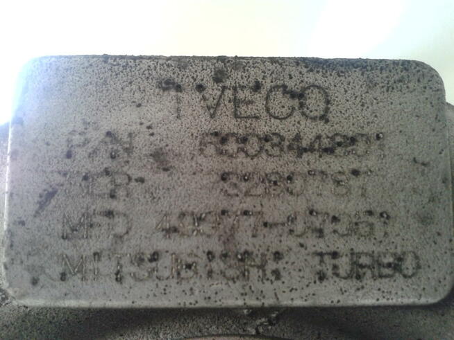 Turbina turbosprężarka FIAT DUCATO BOXER JUMPER 2.8 JTD HDI