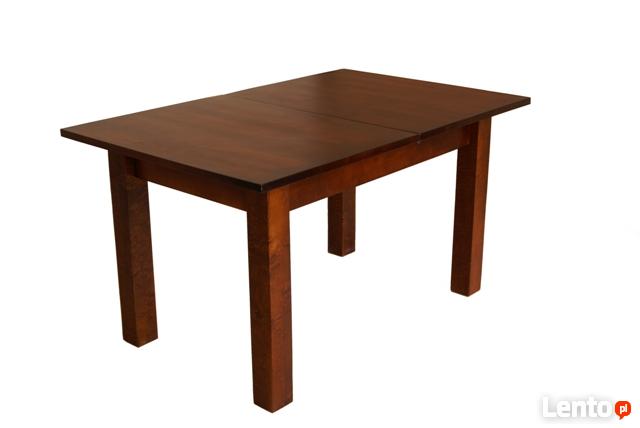 Stół z litego drewna 160 cm/90 rozkł. do 250cm i 8 krzeseł