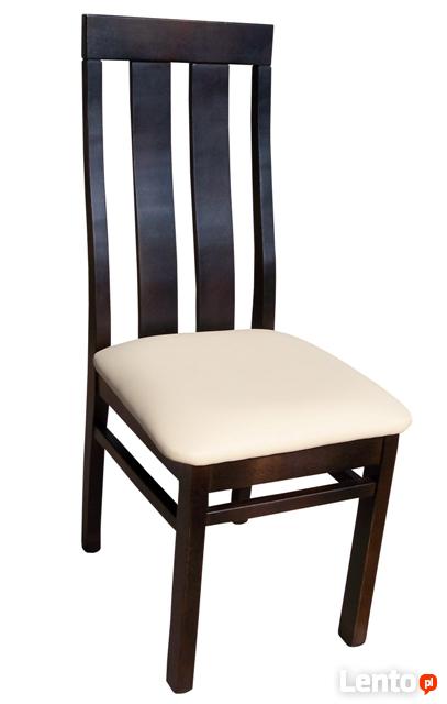 Stół z litego drewna 160 cm/90 rozkł. do 250cm i 8 krzeseł