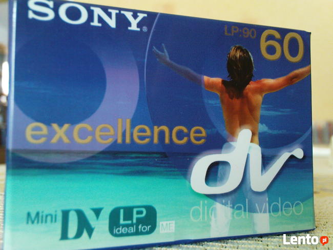 Kasety do kamery MiniDv Sony excellence o symbolu DVM60EX3