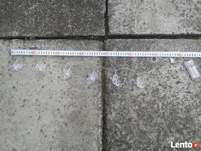 Świecące szklane aniołki na baterie 6 szt. 15 zł.