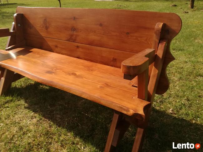 Okazja! Ławka ogrodowa, ławka rozkładana, 2w1, ławko-stół