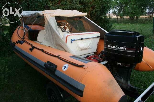 WyNaJeM Ponton Motorówka RIB 420 50Km - Ślesin Slesin Konin