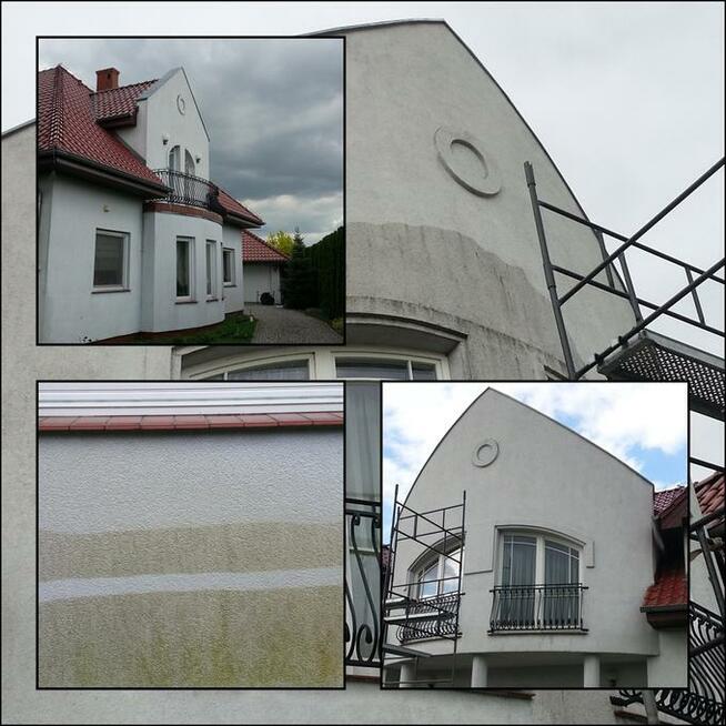 Mycie dachów, mycie kostki brukowej, mycie elewacji