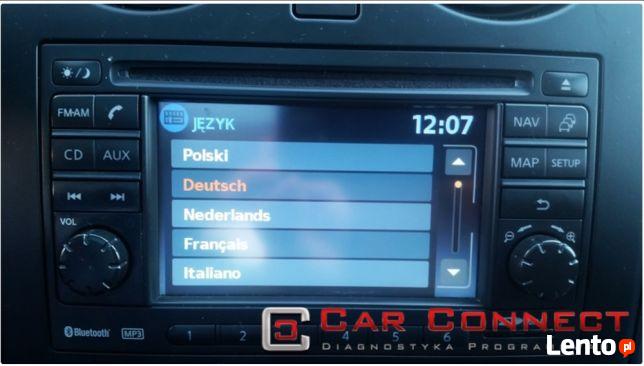 Nissan nawigacja, LCN 1, LCN 2, LCN 3, Polskie menu i lektor