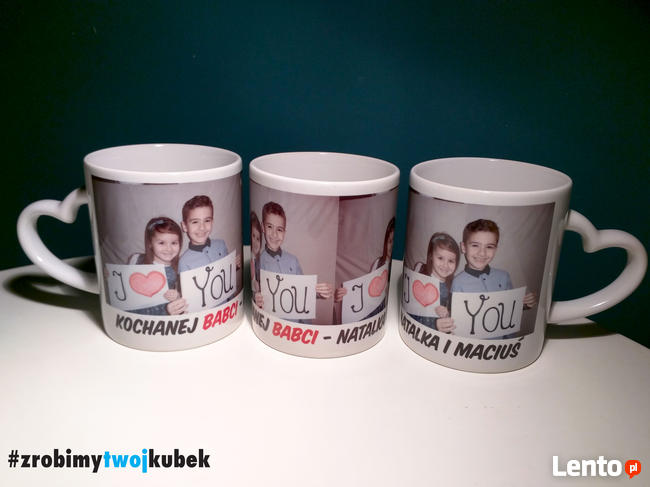 Twój własny foto kubek ze zdjęciem logo bądź grafika /nadruk