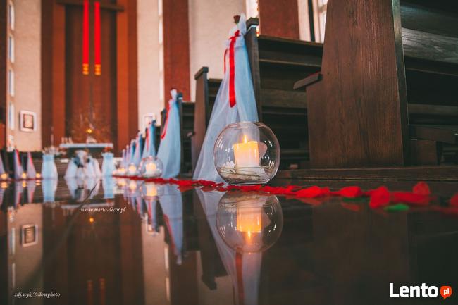 Dekoracje ślubne kościoła MARTADECOR