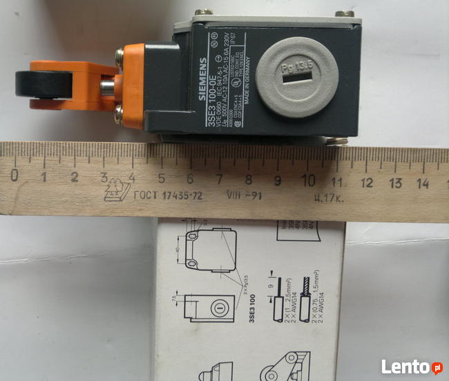 Wyłącznik krańcowy 3se3 100 -0E siemens  ; Hurtownia elektr