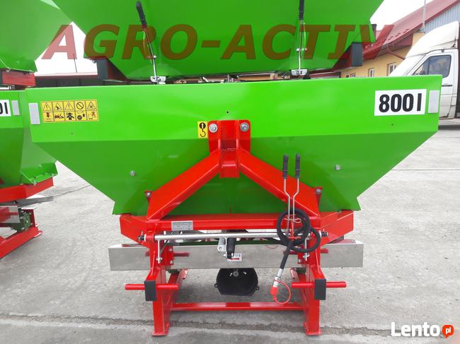 Rozsiewacz dwutalerzowy Tytan 600L Strumyk TRANSPORT