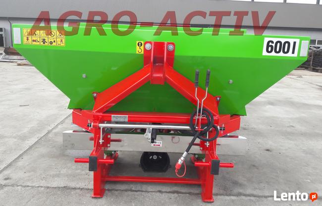 Rozsiewacz dwutalerzowy Tytan 600L Strumyk TRANSPORT