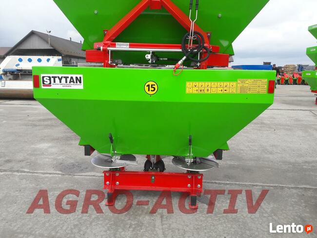 Rozsiewacz dwutalerzowy Tytan 600L Strumyk TRANSPORT