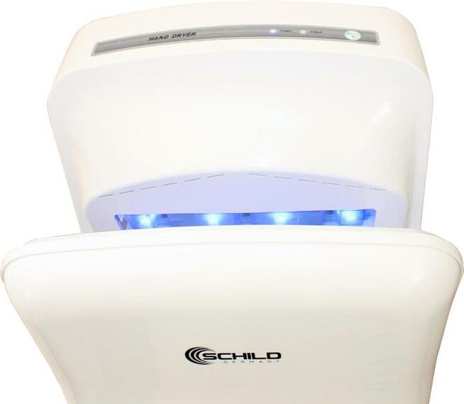 suszarka automatyczna kieszeniowa do rąk biała SCHILD