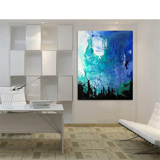 "TAM, GDZIE RODZĄ SIĘ GWIAZDY" obraz na płótnie 100x80cm