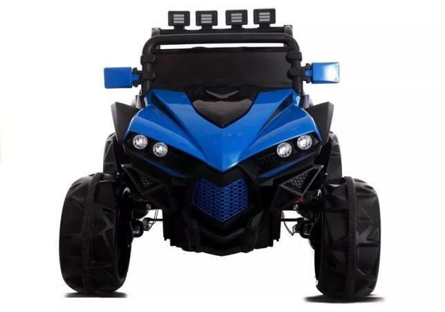 Auto na Akumulator Niebieski duzy JEEP zabawka dla dzieci cz
